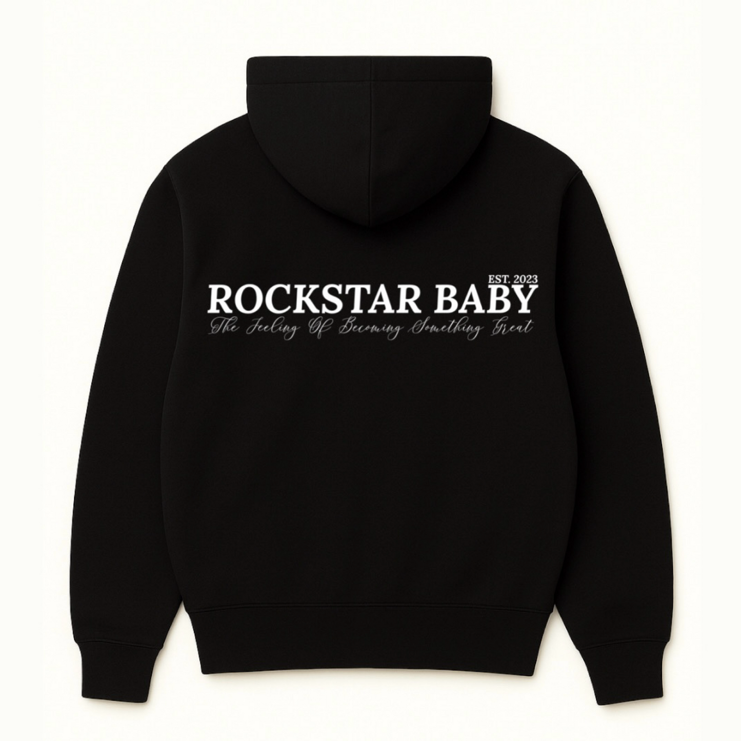 Oversized Signature Hoodie - Black