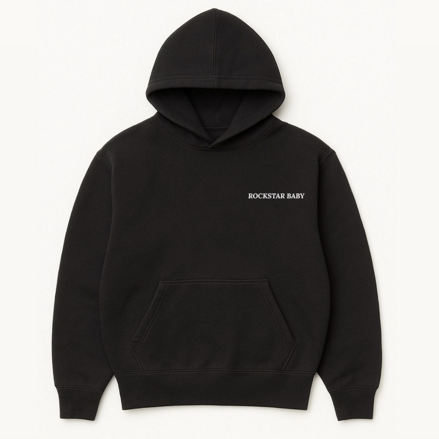 Oversized Signature Hoodie - Black