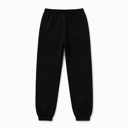 Oversized Signature Joggers - Black