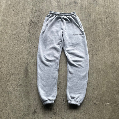 Oversized Signature Joggers - Grey