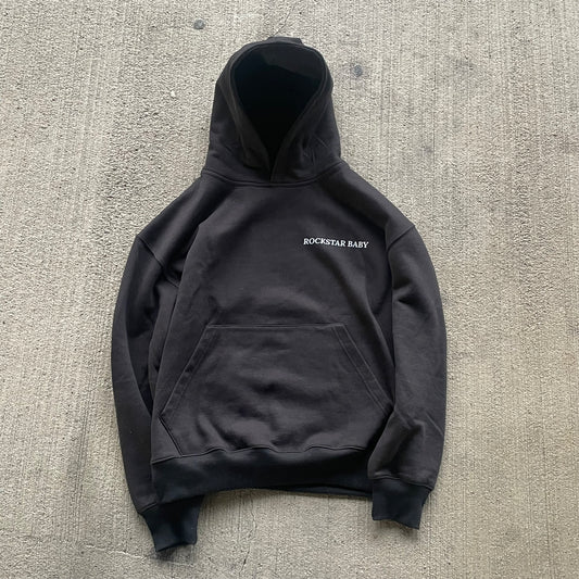 Oversized Signature Hoodie - Black