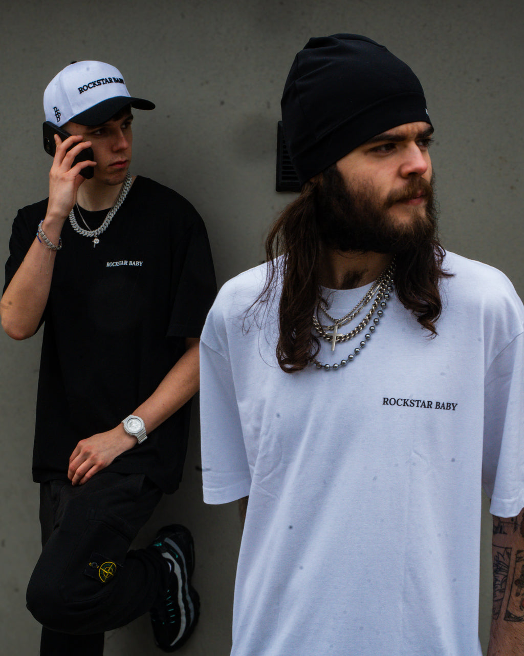 Oversized Signature T-Shirt Bundle - Black/White