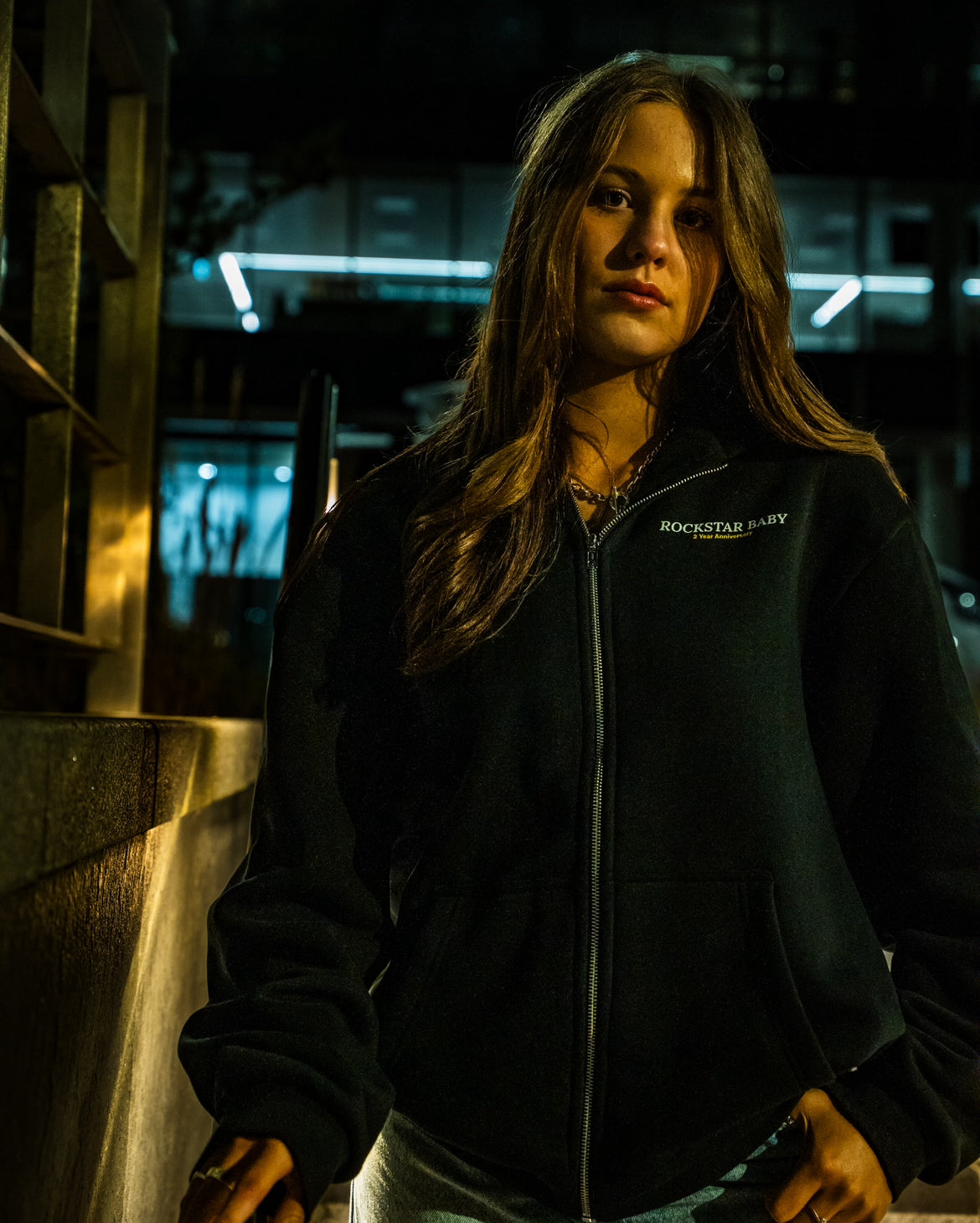 Anniversary Zip Hoodie - Black (PRE-ORDER)