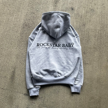 Oversized Signature Hoodie - Grey