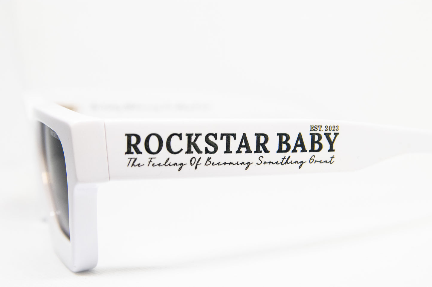 Rockstar Baby White Sunglasses