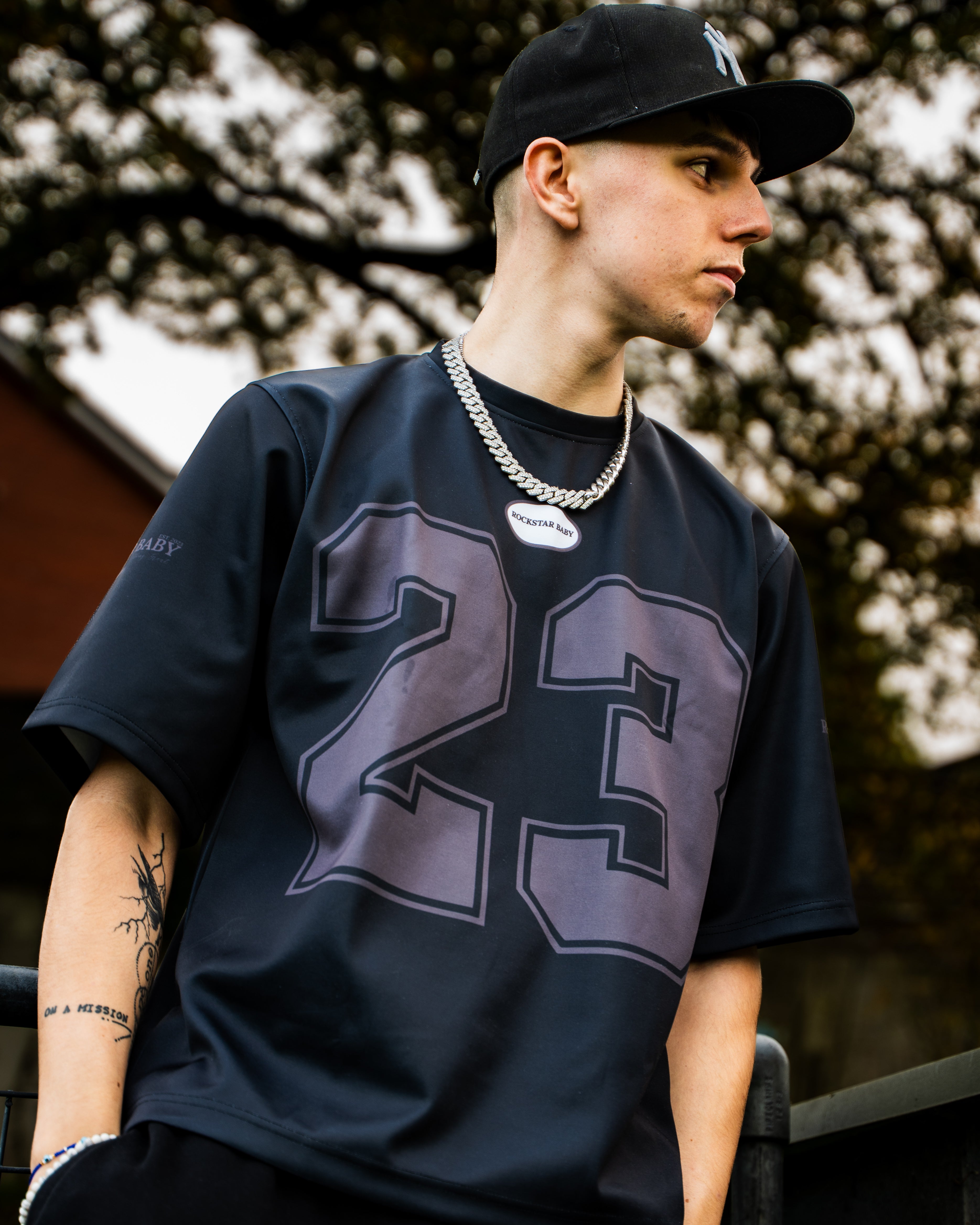 2 Year Anniversary NFL Jersey - Black/Black