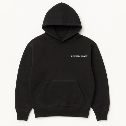 Oversized Signature Hoodie - Black