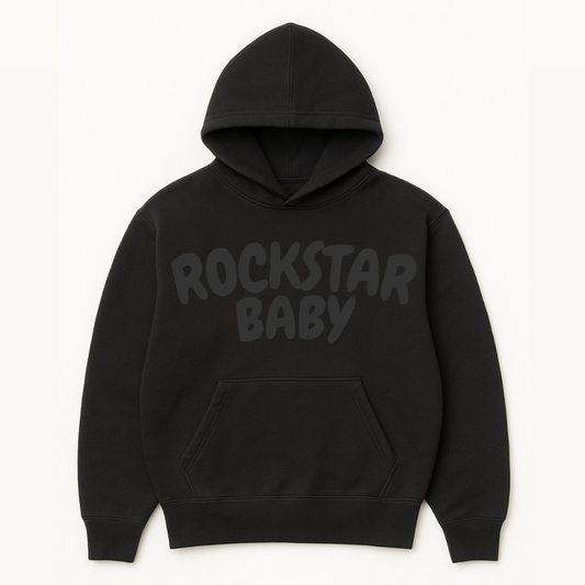 Cloud Nine Oversized Hoodie - Black/Black