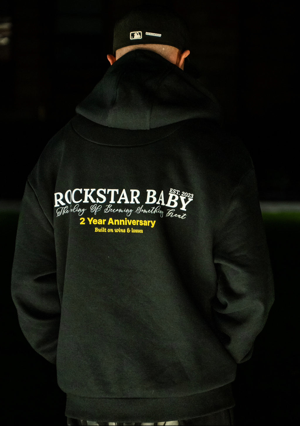 Anniversary Zip Hoodie - Black (PRE-ORDER)