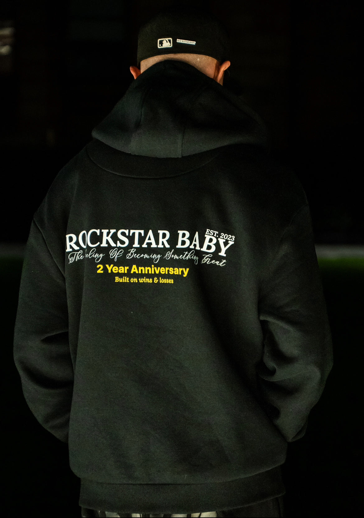 Anniversary Zip Hoodie - Black (PRE-ORDER)