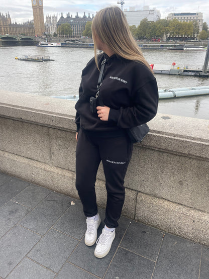 Oversized Signature Hoodie - Black