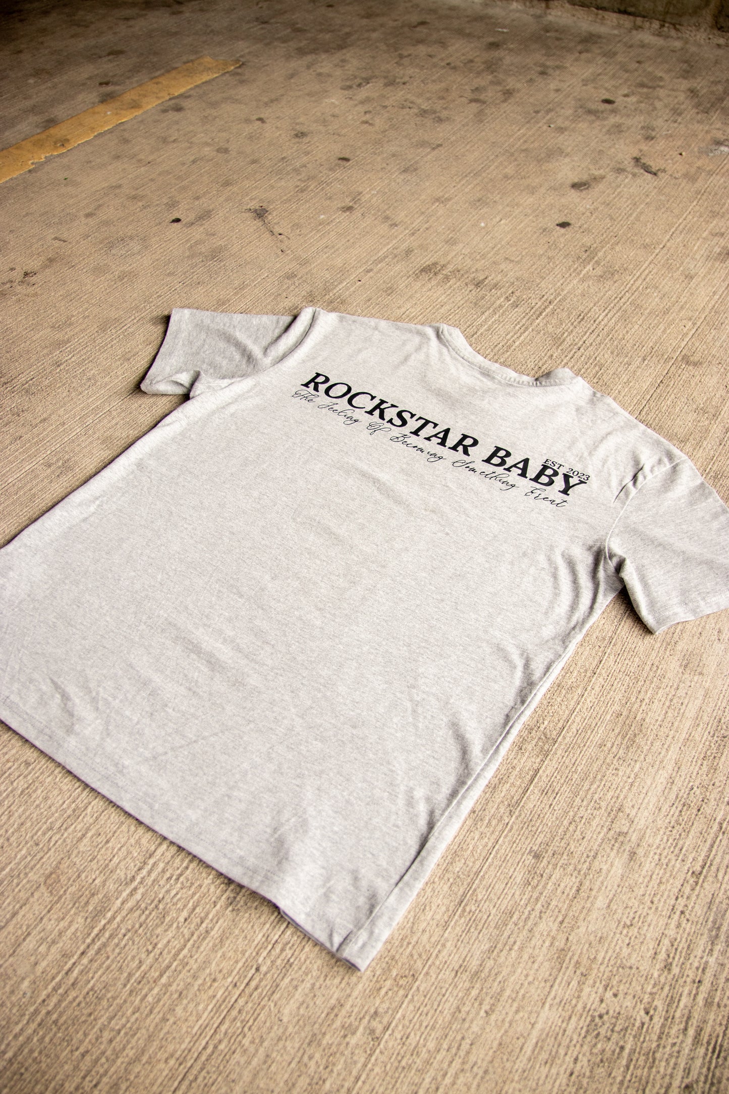 Oversized Signature T-Shirt - Grey