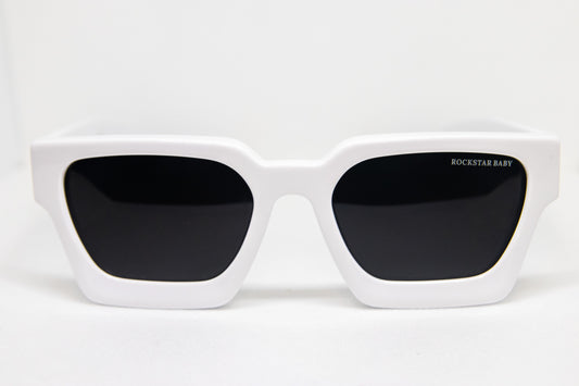 Rockstar Baby White Sunglasses