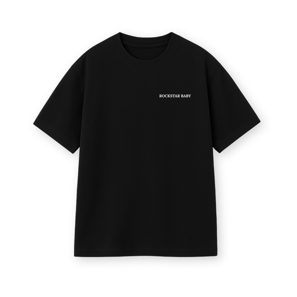 Signature Oversized T-shirt - BLACK