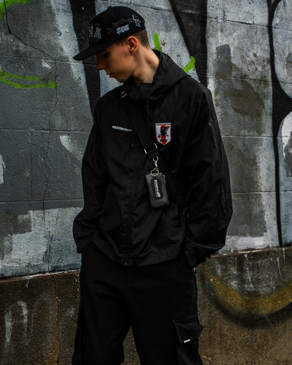 Gekokujo Windbreaker - Black