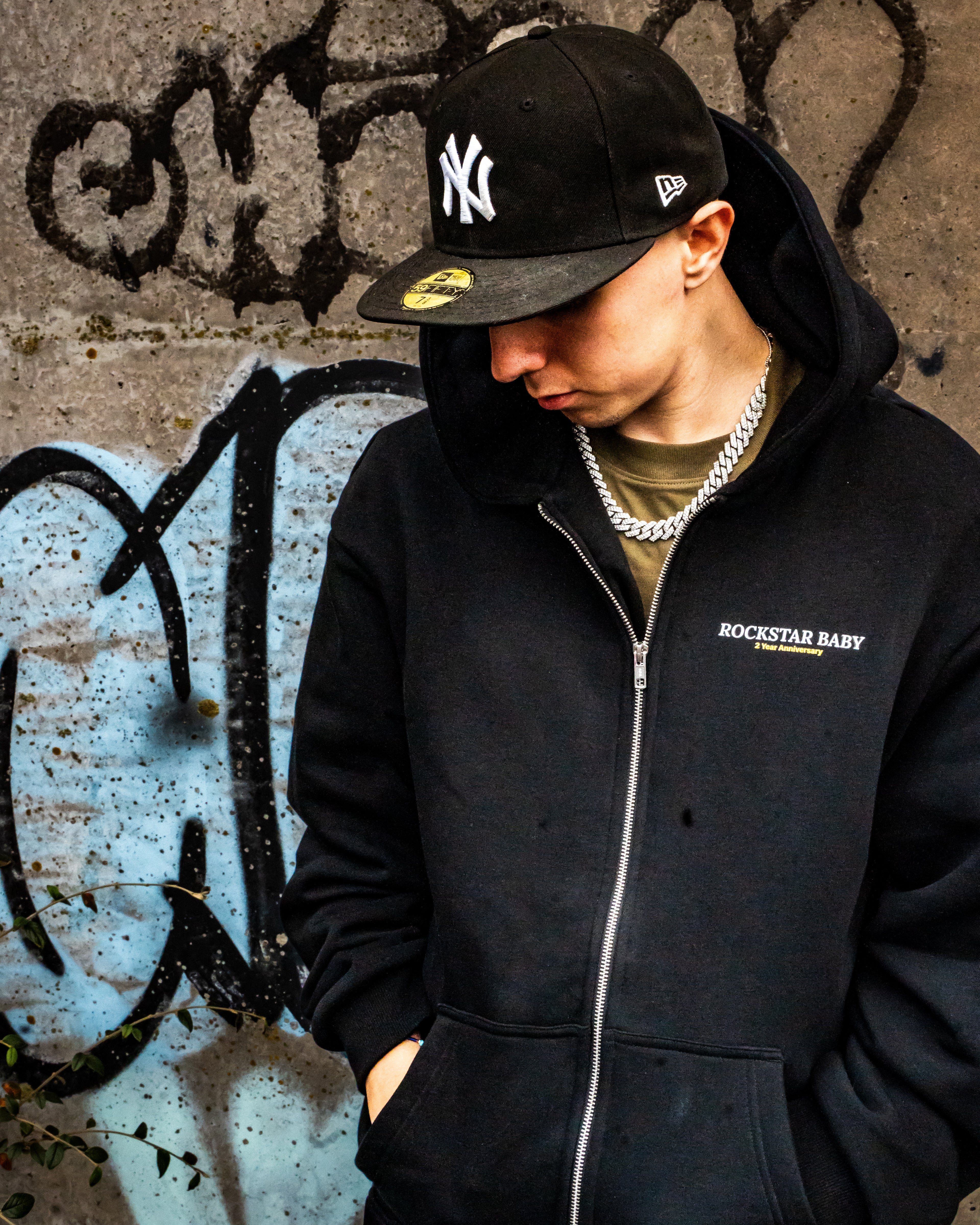 Anniversary Zip Hoodie - Black (PRE-ORDER)