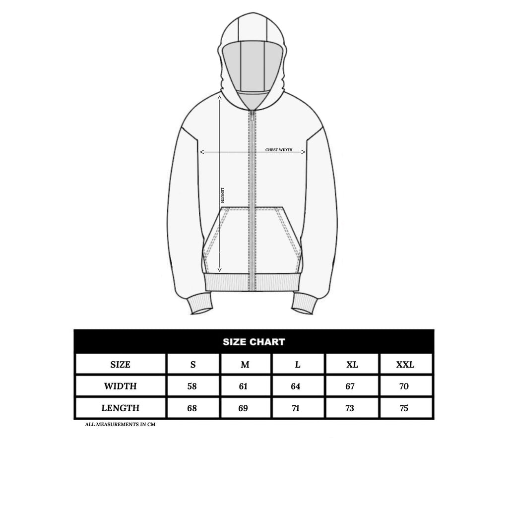 Anniversary Zip Hoodie - Black (PRE-ORDER)