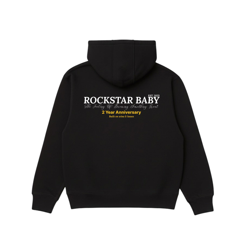 Anniversary Zip Hoodie - Black (PRE-ORDER)